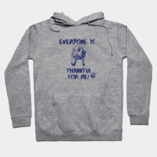 Blood hound dog thanksgiving day Hoodie